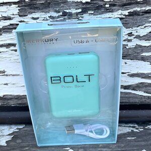 Merkury Innovations Bolt Power Bank 5000mAh Charge 2 Devices Simultaneously